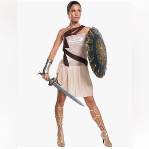 Wonder Woman Diana of Themyscira Costume dress NEW M 10-14 Halloween cosplay